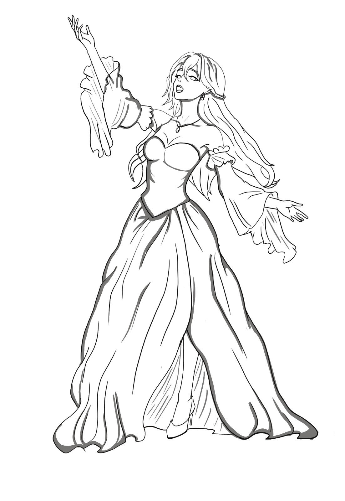 Full Body Commission Sketch