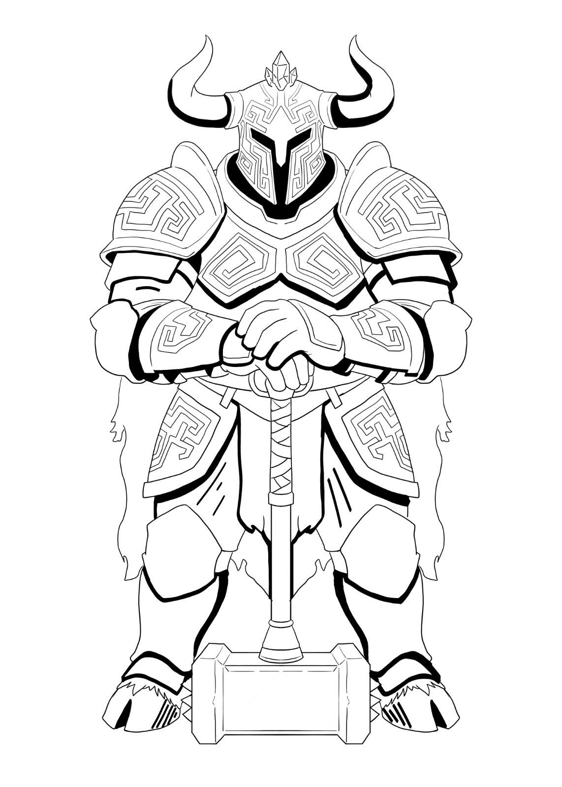 Full Body Scene Commission Colouring File