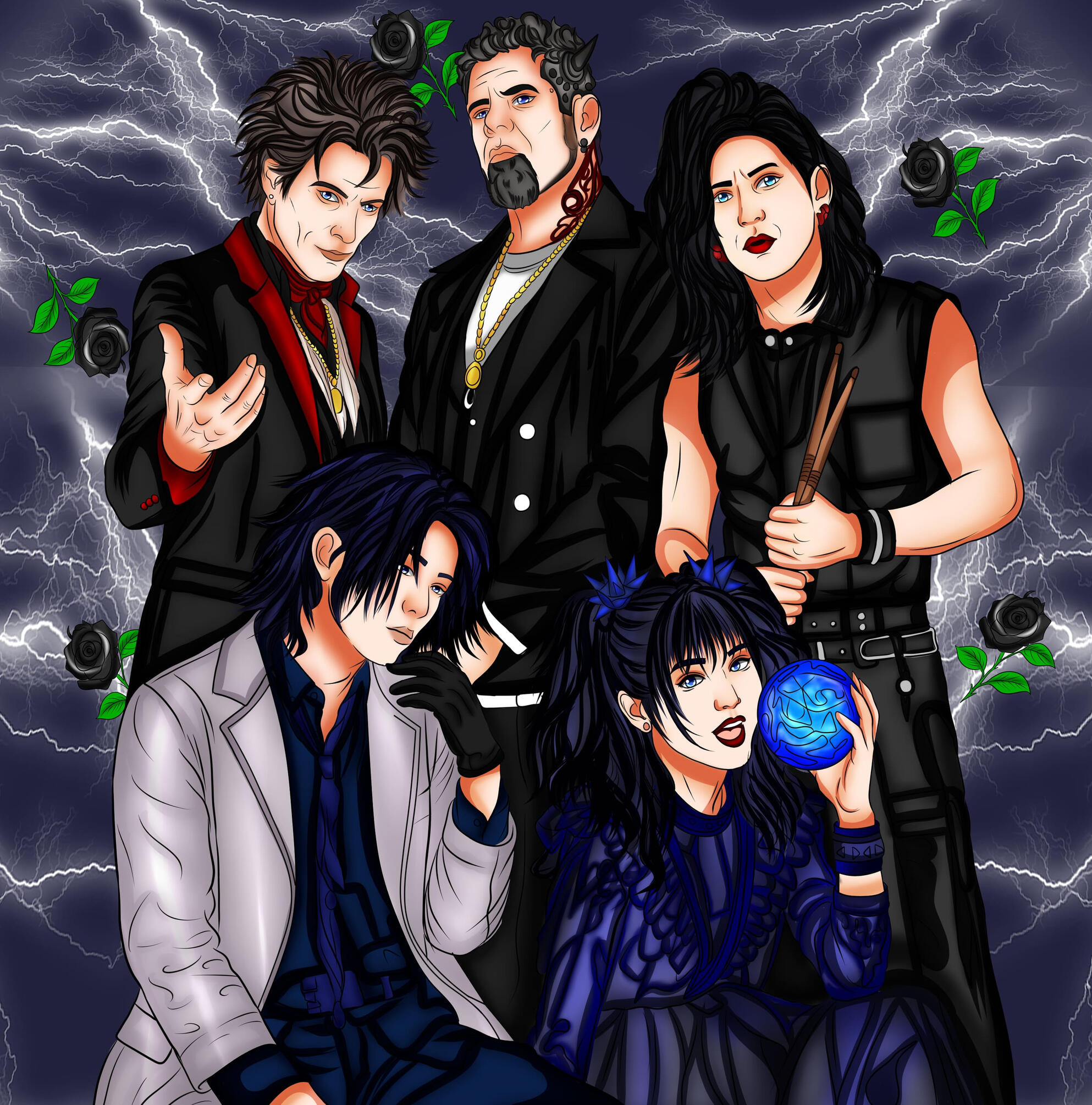 Group Art Commission Colouring File