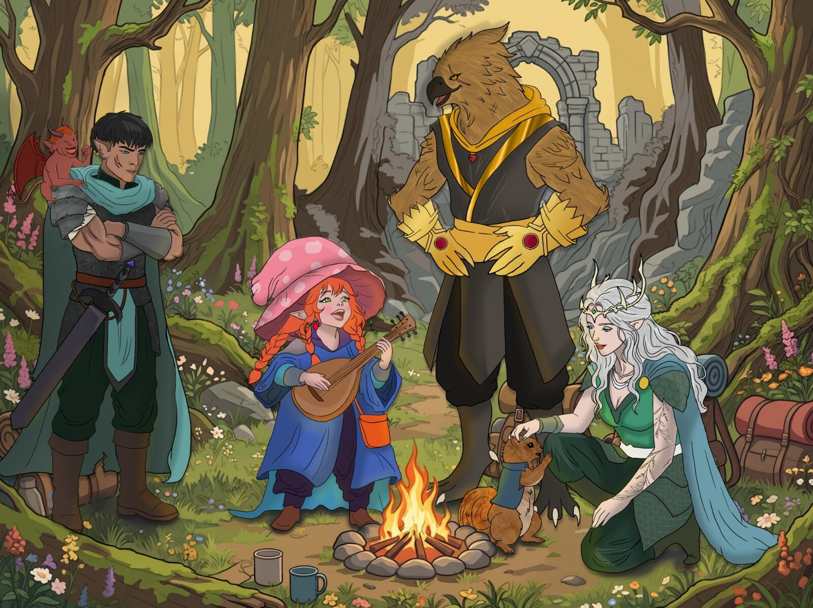 Scene Art Commission Colouring file